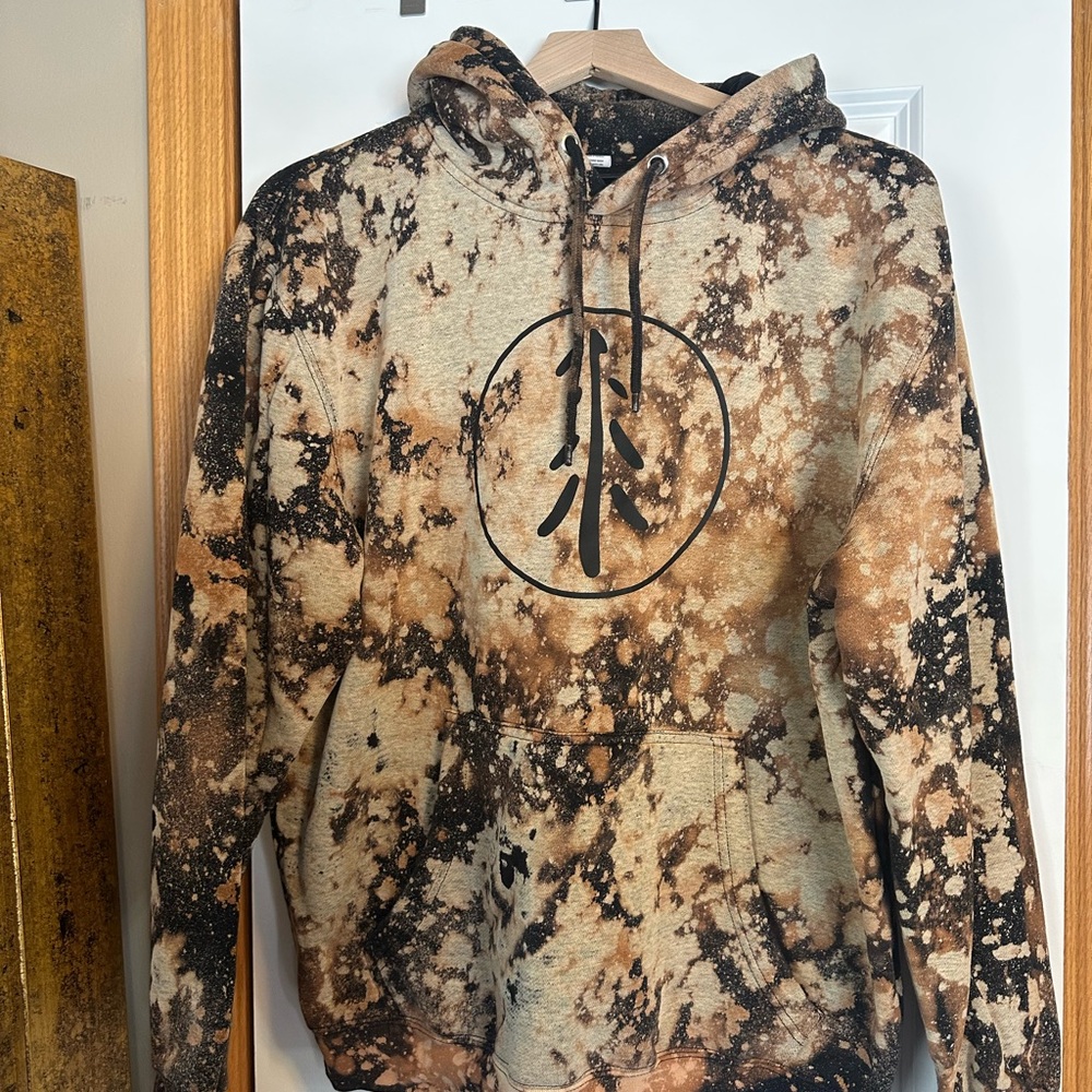 Northern Ties bleached tie dye hoodie